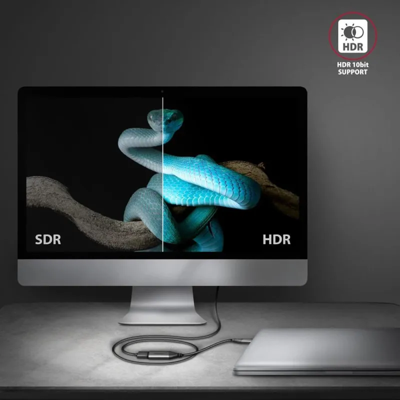 Cable usb-c to hdmi 0.25m-rvc-hi2m axagon
