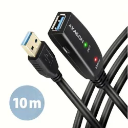 Cable usb3.2 a-m-a-f active-10m adr-310 axagon