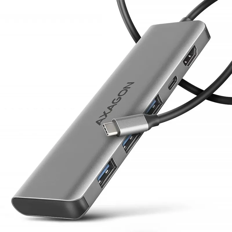 I-o hub usb-c 5in1-1m hmc-5h axagon