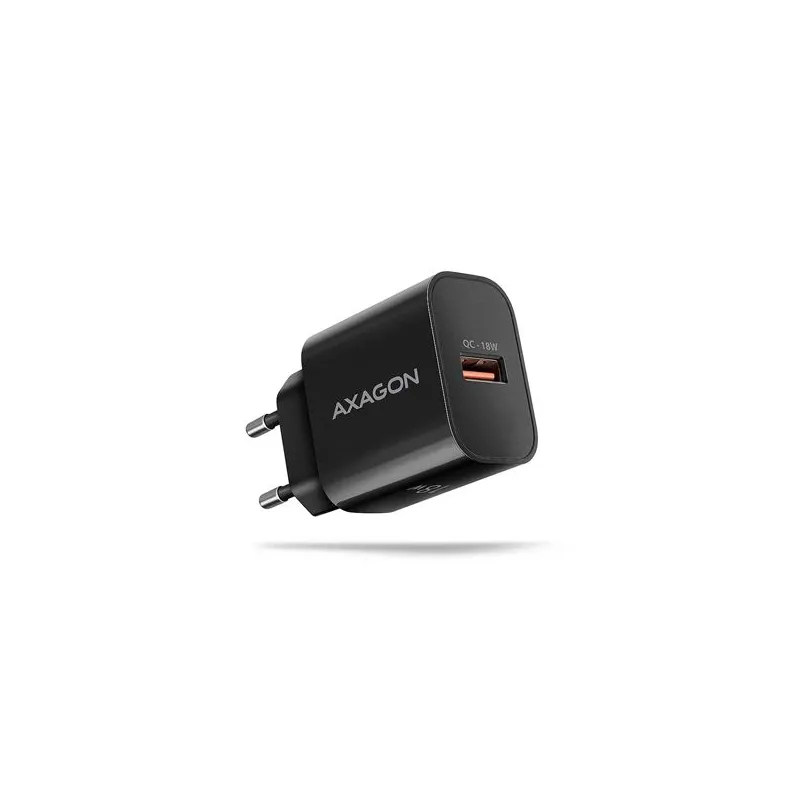 Mobile charger wall usb 18w-1port black acu-qc18 axagon