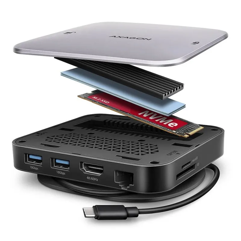 Nb acc docking station-nvme-sata 9in1 hmc-ufo axagon