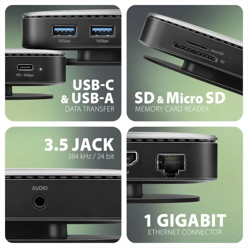 Nb acc docking station-nvme-sata 9in1 hmc-ufo axagon