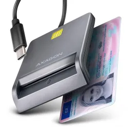 Card reader flat smartcard-id-usb-c 1.3m cre-sm3tc axagon