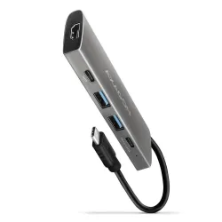 I-o hub usb-c 5in1-0.13m hmc-5g21 axagon