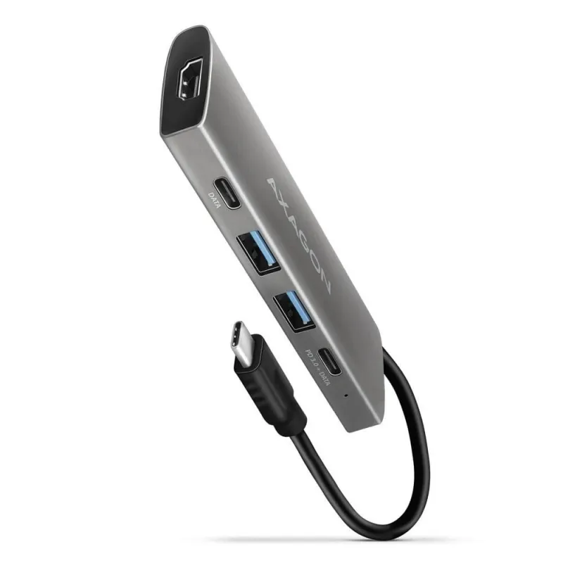 I-o hub usb-c 5in1-0.13m hmc-5g21 axagon