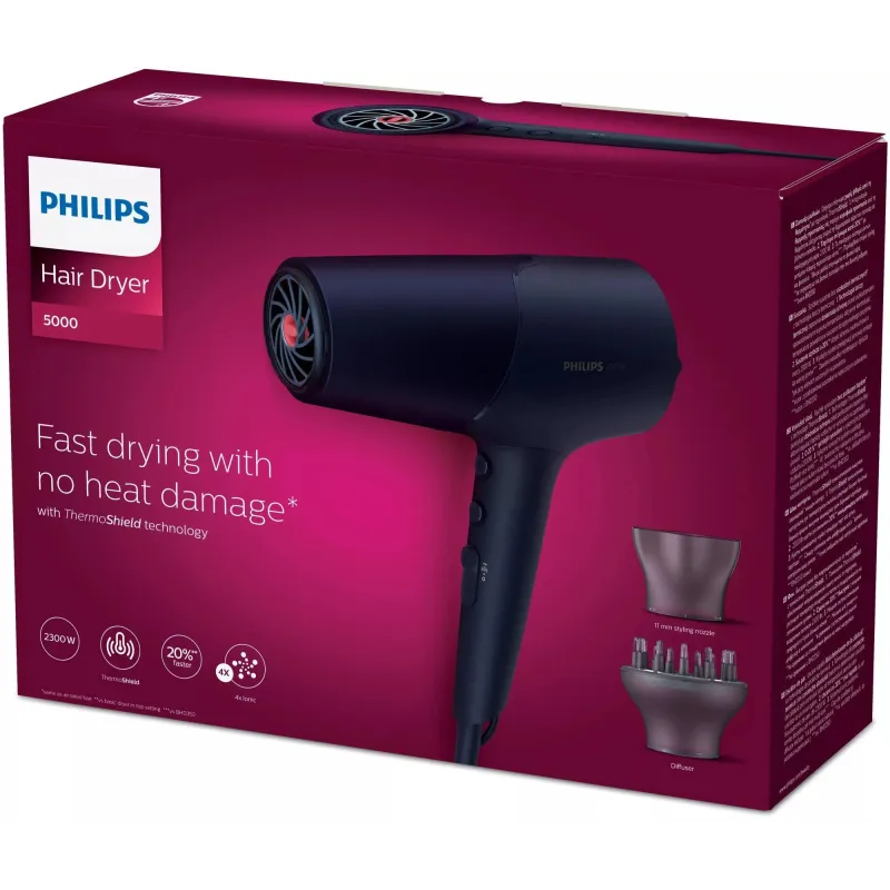 Hair dryer-bhd510-00 philips