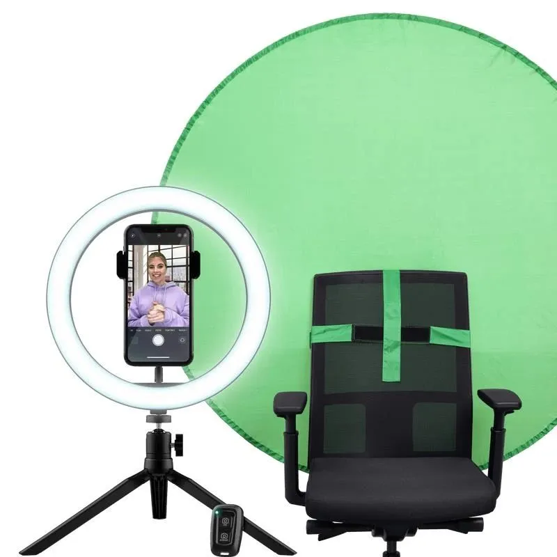 Mobile acc ring light& green-screen kit 24881 trust