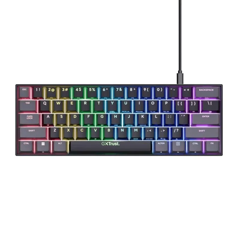 Keyboard usb gaming gxt867-acira mini 24882 trust
