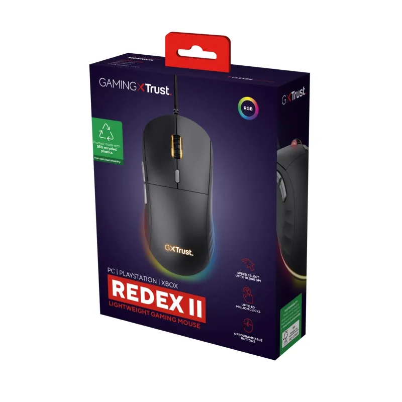 Mouse usb optical lightweight-gxt925 redex ii 25125 trust
