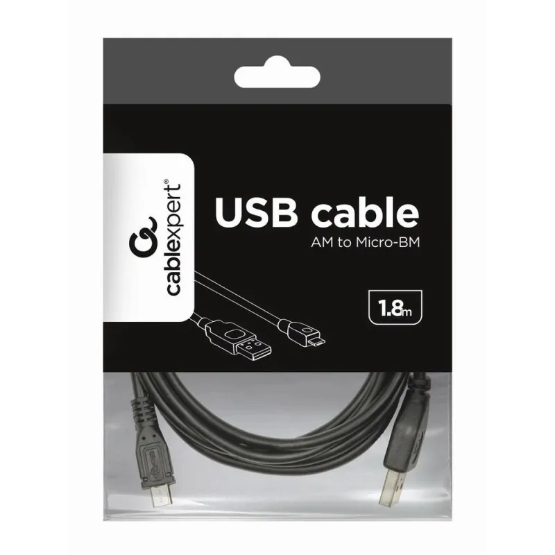 Cable usb2 to micro-usb 1.8m-ccp-musb2-ambm-6 gembird