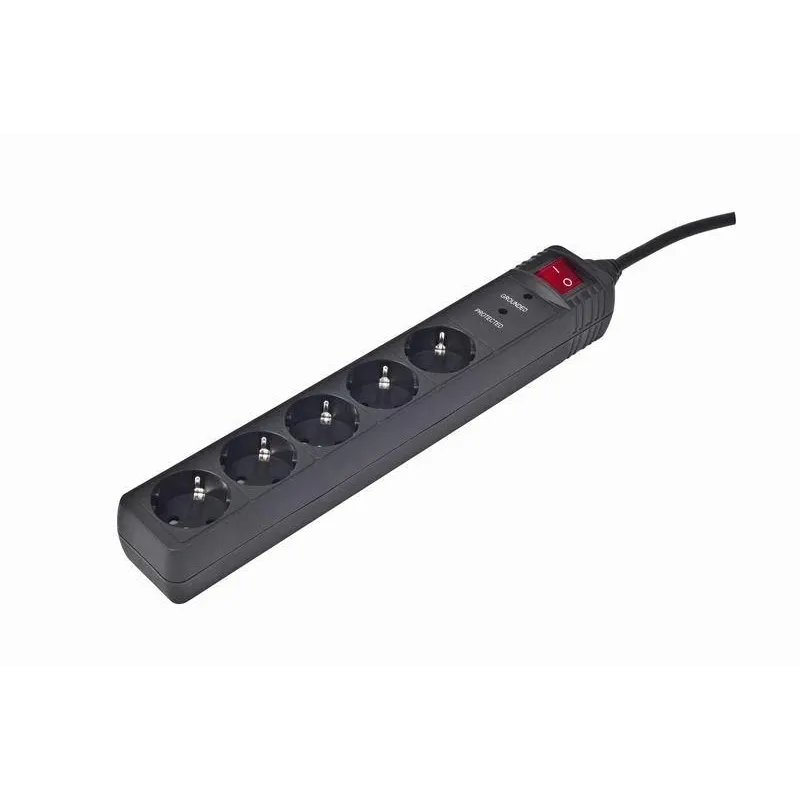 Cable power extension 4.5m-5outl spg5-c-15 gembird