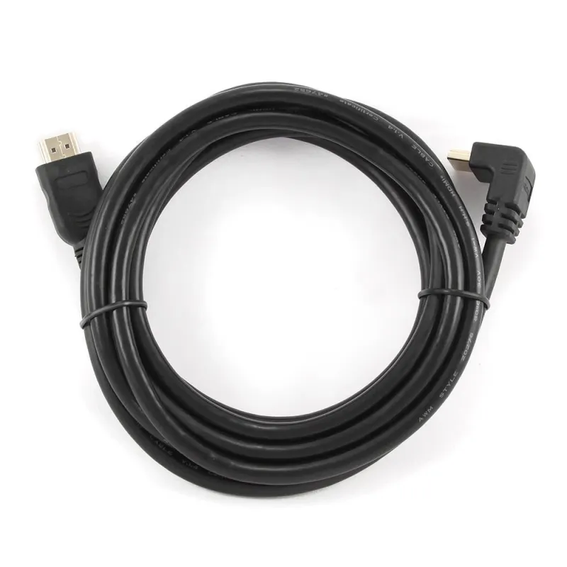 Cable hdmi-hdmi 3m v2.0 90deg.-cc-hdmi490-10 gembird