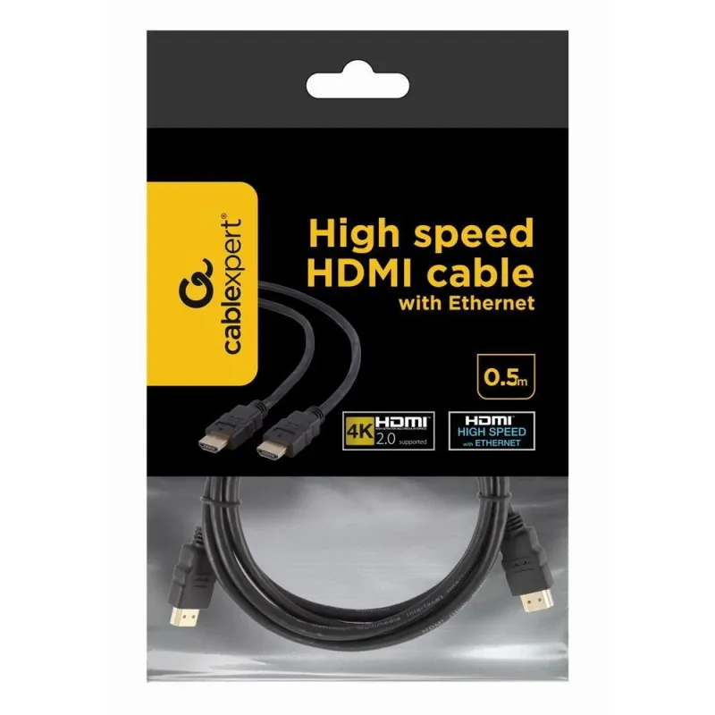Cable hdmi-hdmi 0.5m v2.0 blk-cc-hdmi4-0.5m gembird
