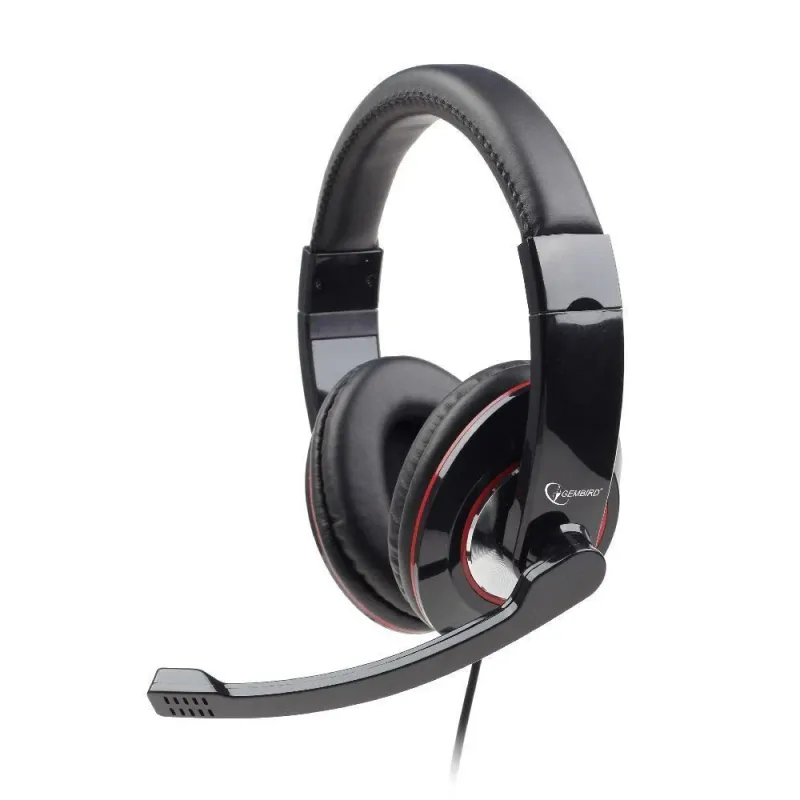 Headset stereo usb black-mhs-u-001 gembird