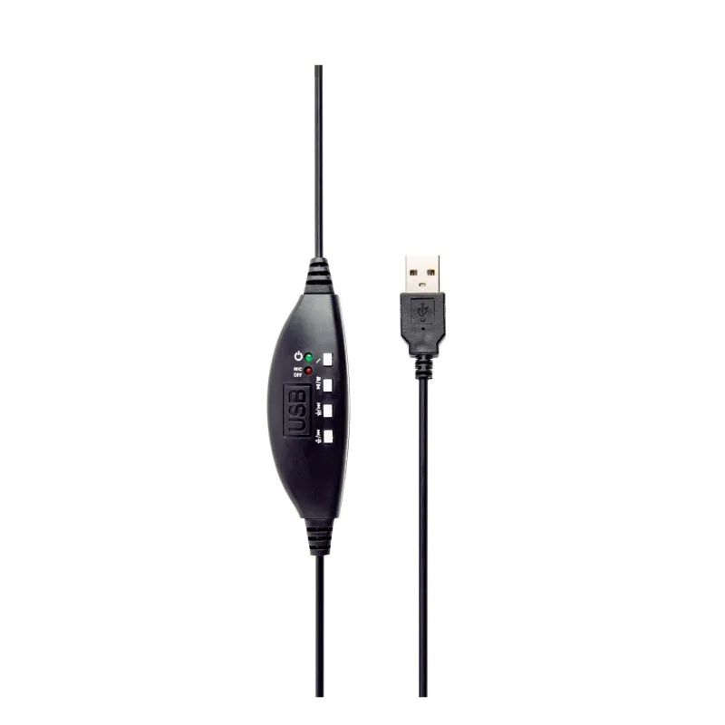 Headset stereo usb black-mhs-u-001 gembird