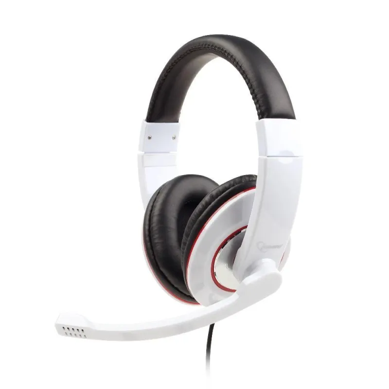 Headset stereo white-mhs-001-gw gembird