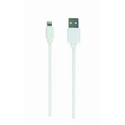 Cable lightning to usb2 2m-wht cc-usb2-amlm-2m-w gembird