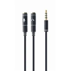 Cable audio 3.5mm 4-pin to-3.5mm s+mic cca-417m gembird