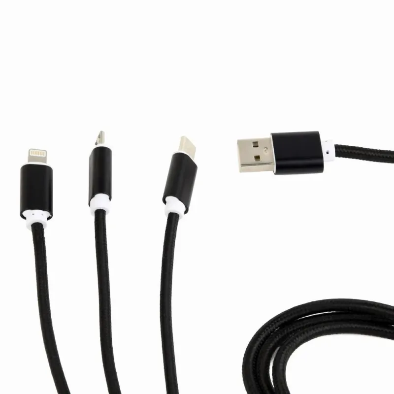 Cable usb charging 3in1 1m-black cc-usb2-am31-1m gembird