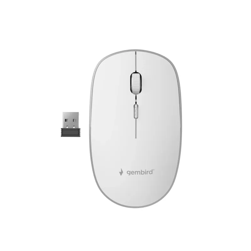 Mouse usb optical wrl-white musw-4b-01-w gembird