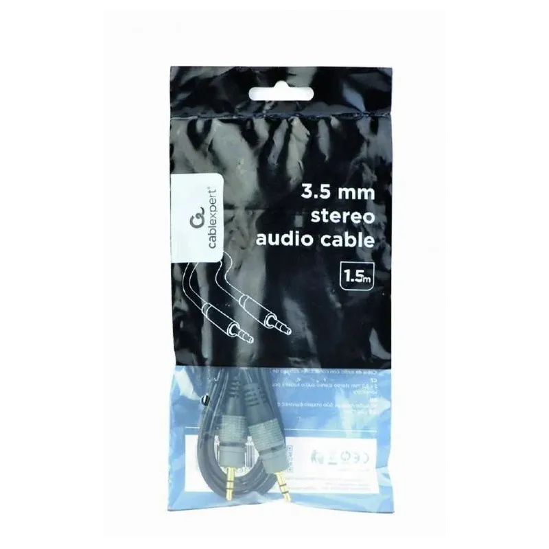 Cable audio 3.5mm 1.5m-ccap-3535mm-1.5m gembird