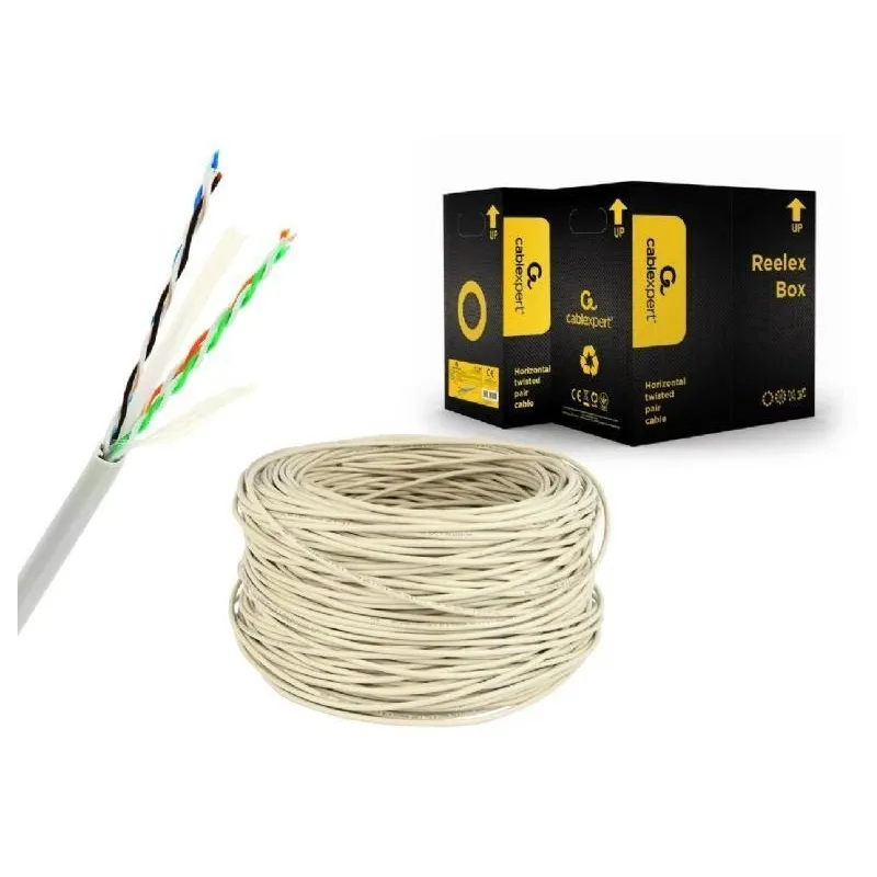 Cable cat6 utp 305m gray-upc-6004se-l gembird