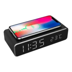 Gembird - Digital alarm clock with wireless charging function - DAC-WPC-01 - Wireless connection