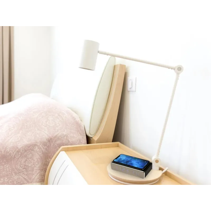 Gembird - Digital alarm clock with wireless charging function - DAC-WPC-01 - Wireless connection