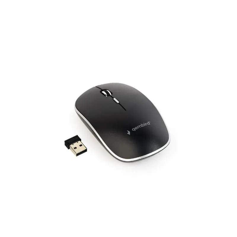 Mouse usb optical wrl black-silent musw-4bs-01 gembird