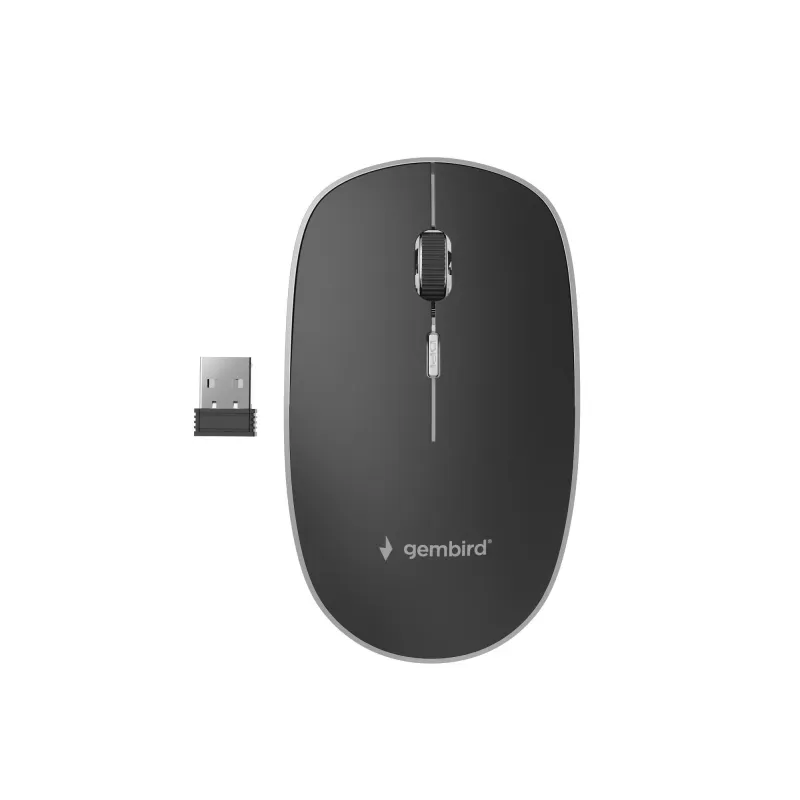 Mouse usb optical wrl black-silent musw-4bs-01 gembird