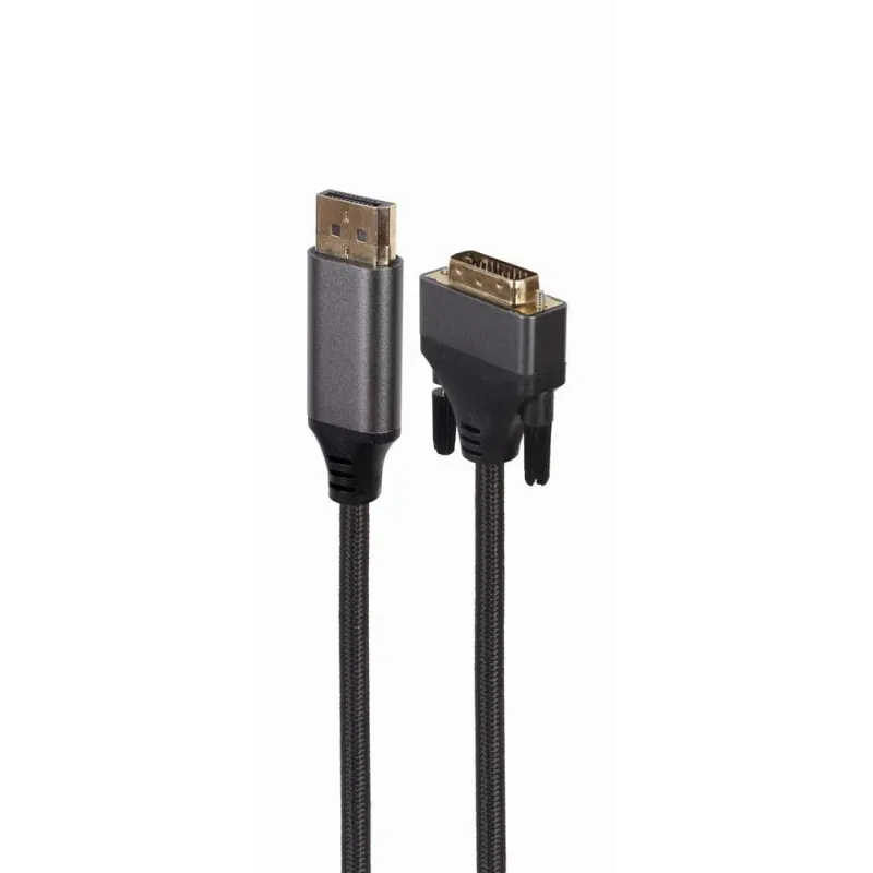 Cable display port to dvi-1.8m cc-dpm-dvim-4k-6 gembird