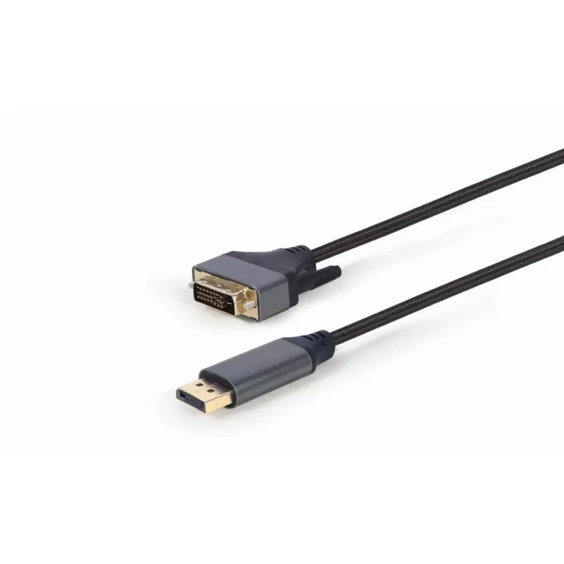 Cable display port to dvi-1.8m cc-dpm-dvim-4k-6 gembird