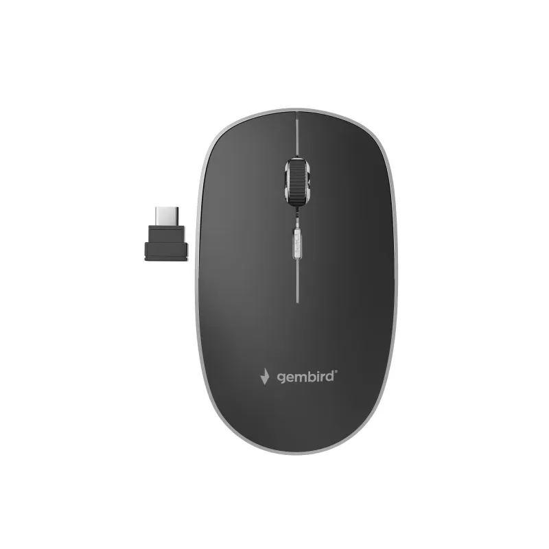 Mouse usb-c optical wrl black-silent musw-4bsc-01 gembird