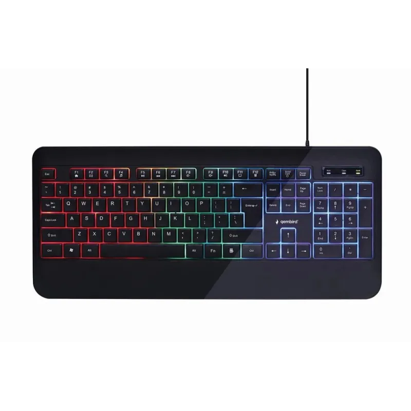 Keyboard multimedia usb eng-black kb-uml-03 gembird