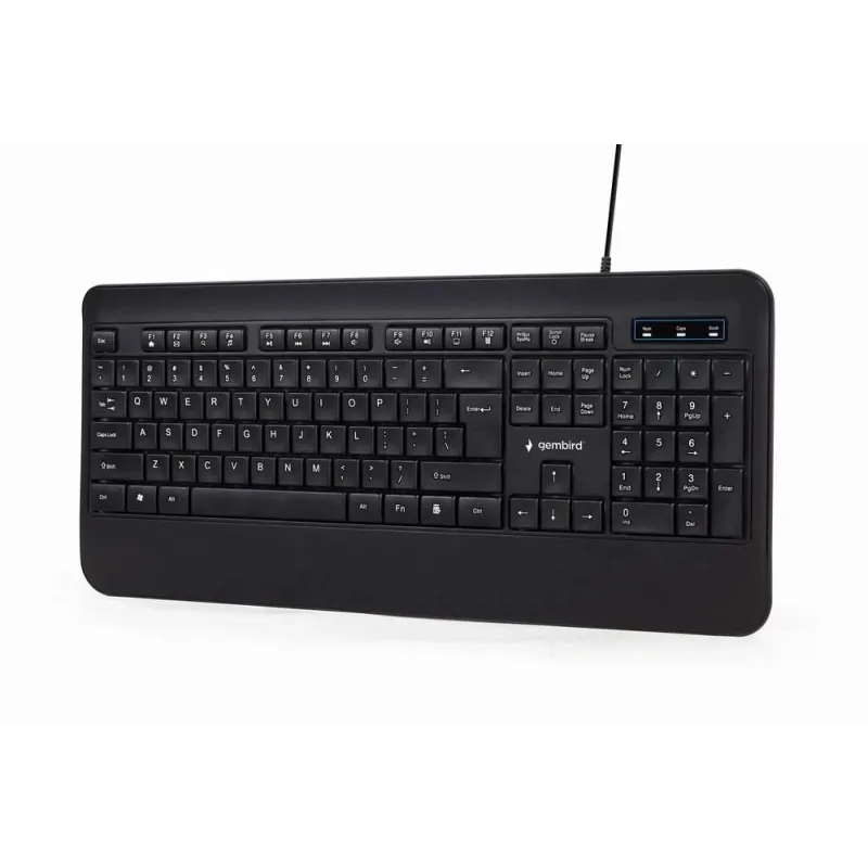 Keyboard multimedia usb eng-black kb-uml-03 gembird