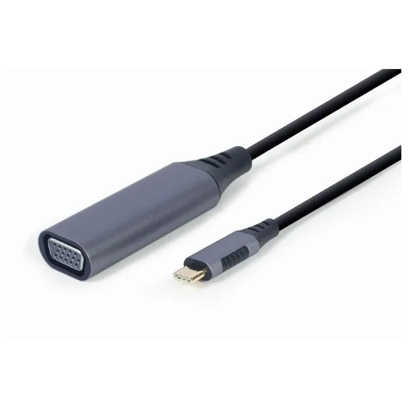 I-o adapter usb-c to vga-grey a-usb3c-vga-01 gembird