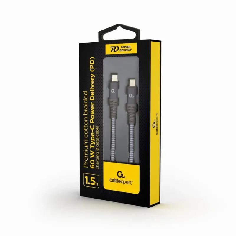 Cable usb-c pd 1.5m-cc-usb2b-cmcm60-1.5m gembird