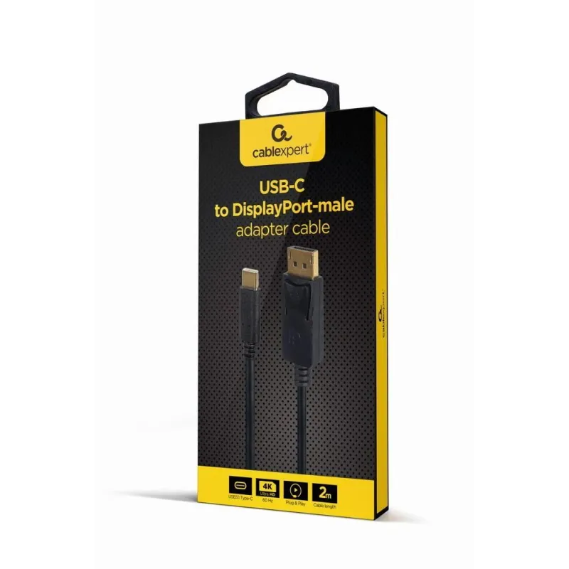 Cable usb-c to dp 2m-a-cm-dpm-01 gembird