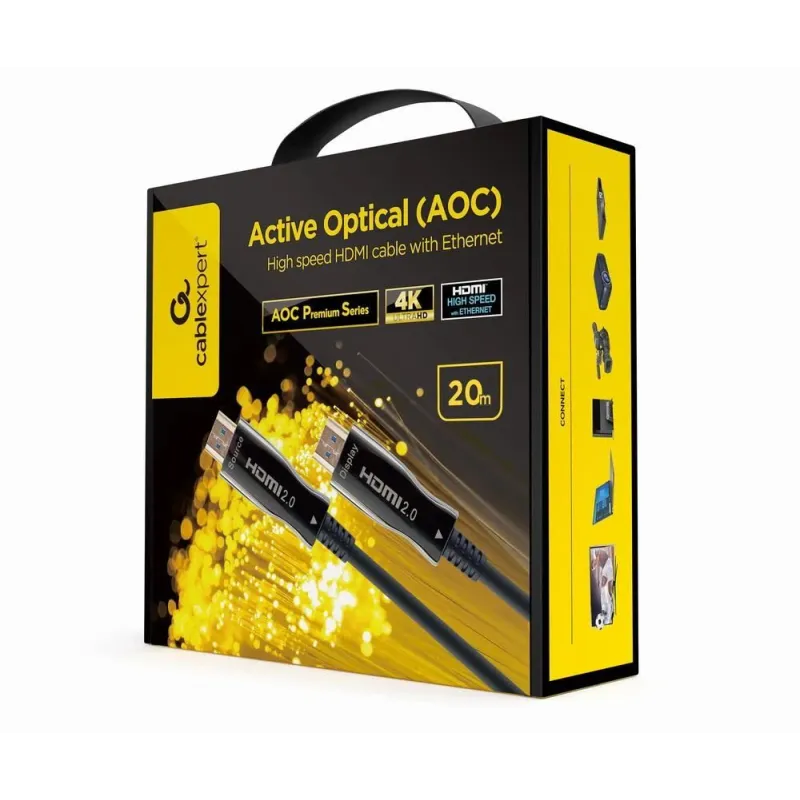 Cable hdmi-hdmi 20m aoc-ccbp-hdmi-aoc-20m-02 gembird