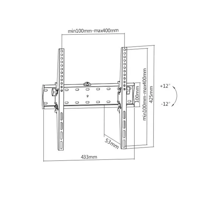Tv set acc wall mount 32-55-wm-55t-02 gembird