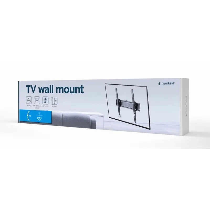 Tv set acc wall mount 32-55-wm-55t-02 gembird
