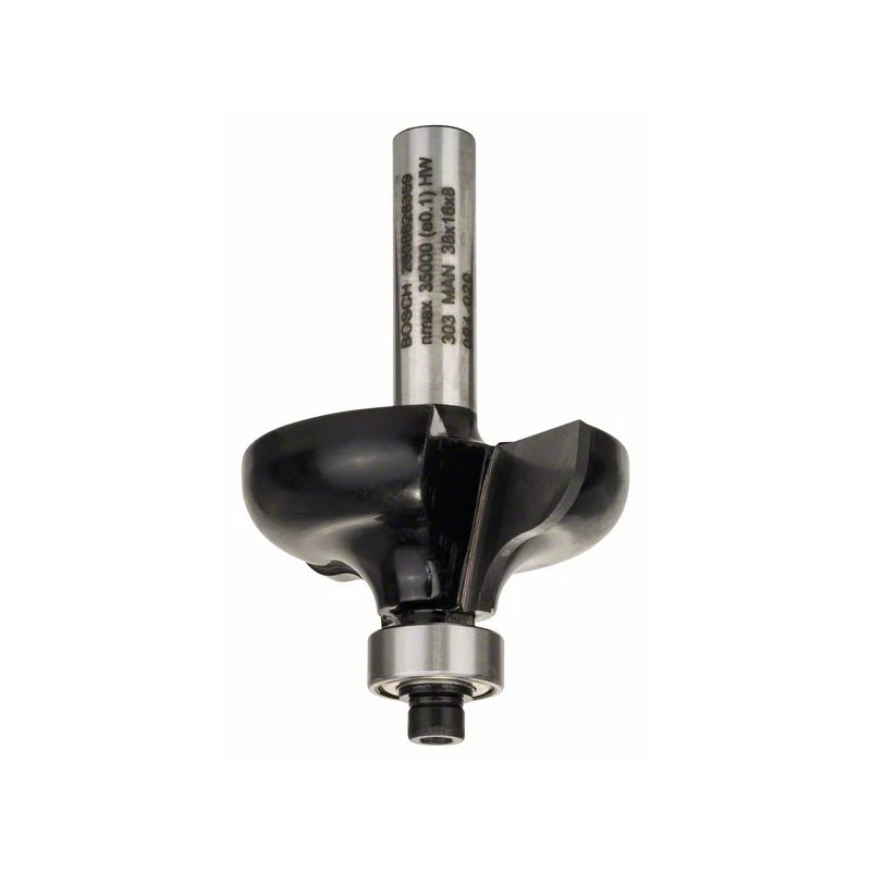 Malu frēze HM R 6,3mm, l 16mm,kāts 8mm