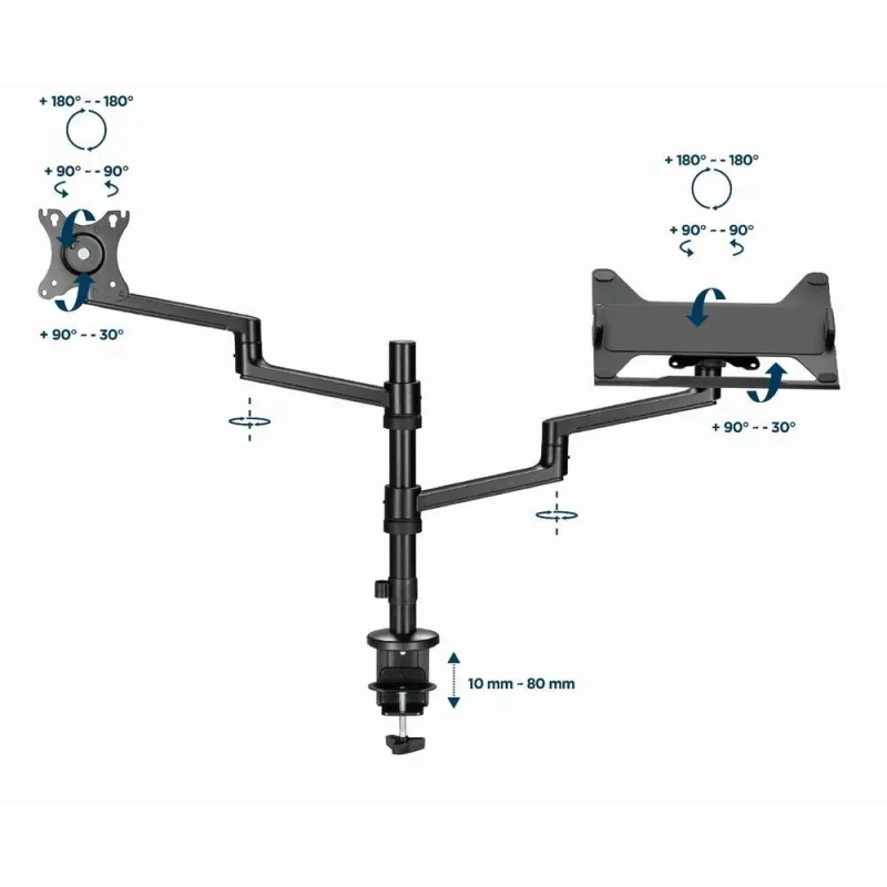 Display acc mounting arm-nb tray ma-da-04 gembird