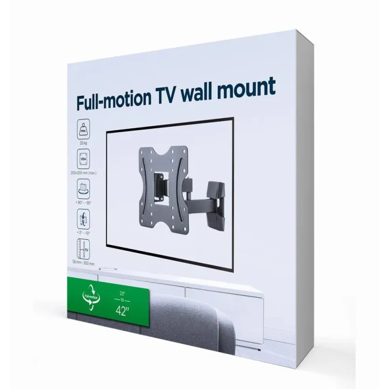Tv set acc wall mount 23-42-wm-42st-01 gembird
