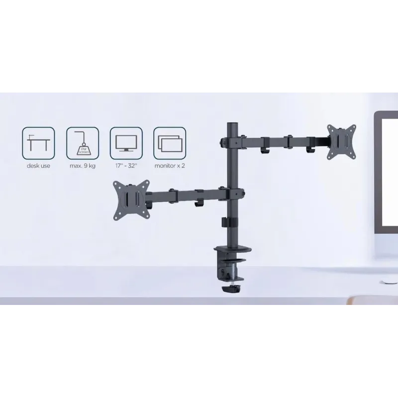 Display acc mounting arm-17-32 ma-d2-03 gembird