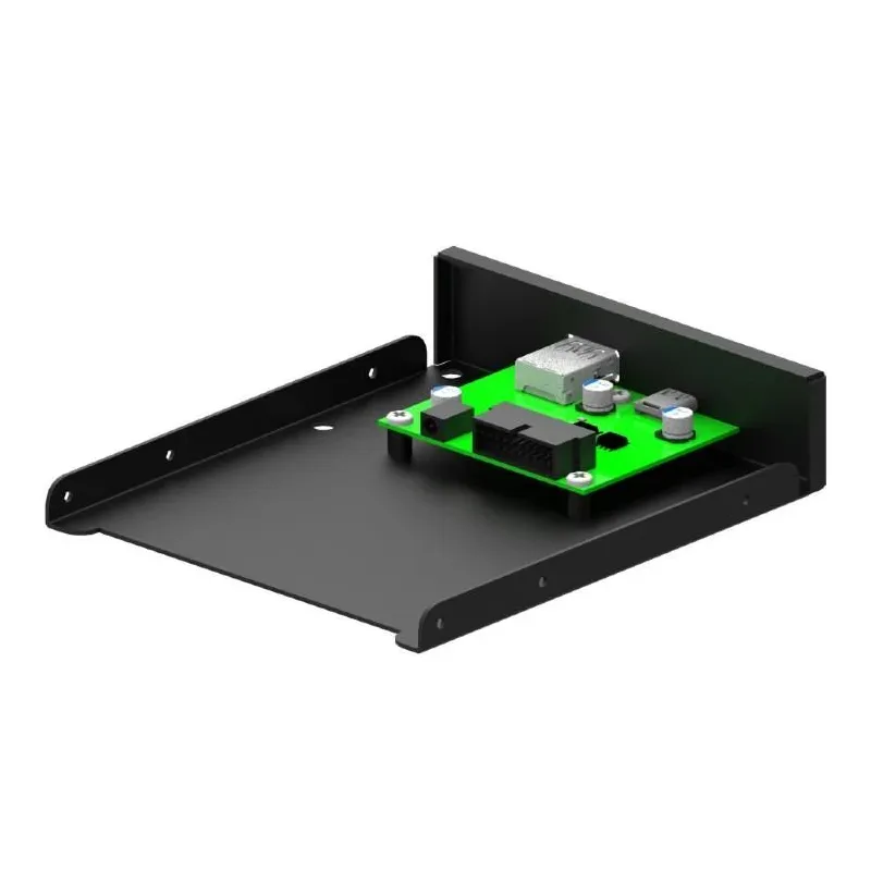 Case acc front 3.5 panel-usb 2p fdi3-u3c-01 gembrid