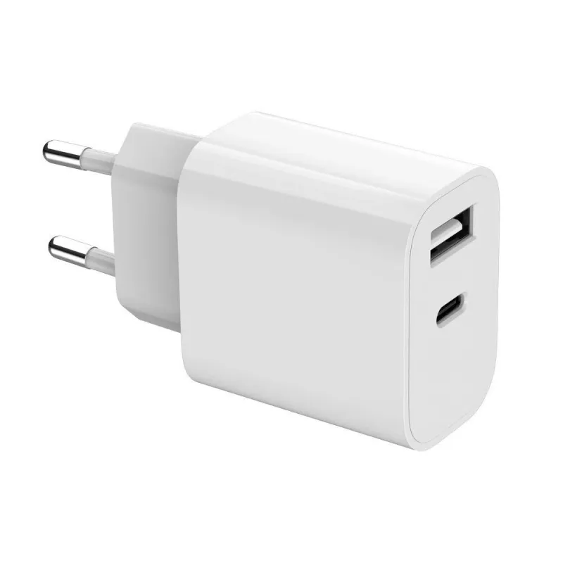 Charger usb universal white-2p ta-uc-2ac12-01 gembird