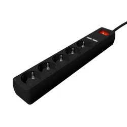 Cable power extension 1.5m-5outl. spg5-u2-5-02 gembird
