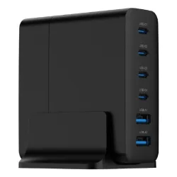 Charger usb universal 6p 75w-ta-uc-2a4c-pd75-01-bk gembird