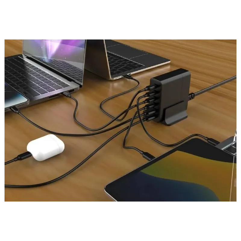 Charger usb universal 6p 75w-ta-uc-2a4c-pd75-01-bk gembird